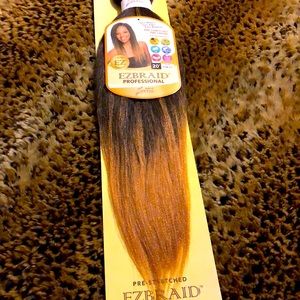 6 Bags of EZBRAID PRE-Stretched Braiding Hair $25